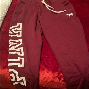 Pink sweatpants